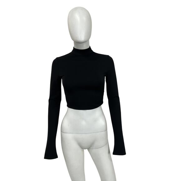 Camila Coelho 'Ileana' Black Viscose Top Size XXS - Picture 2 of 4